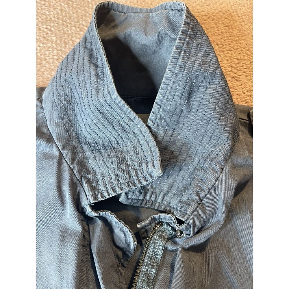 Lily Aldridge for Velvet Graham Spenser Womens Utility Dark Blue Jacket Size S - Picture 3 of 11